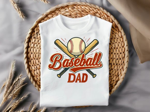 Baseball Dad T-Shirt Design