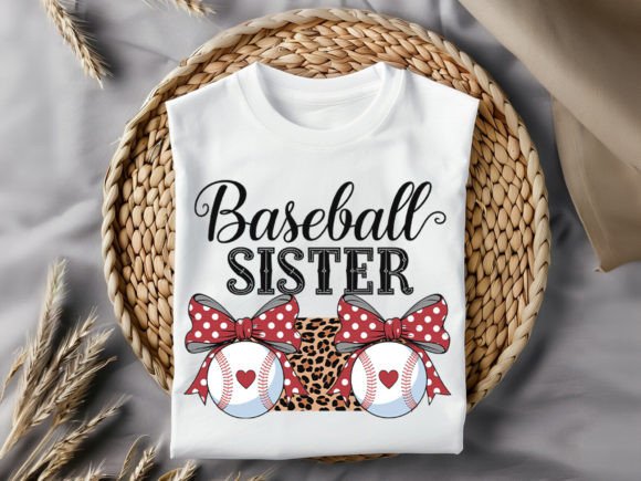 Baseball Sister Free T-Shirt Design: Creative & Versatile