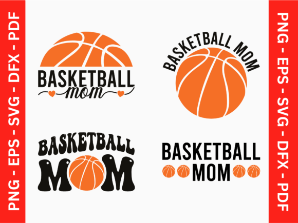 Basketball Mom SVG PNG: Game Day Apparel Design