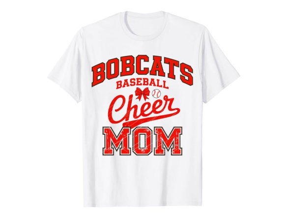 Bobcats Baseball Cheer T-Shirt Design