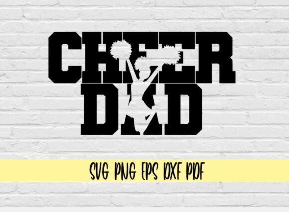 Cheer Dad: The Spirit-Lifting Design Asset