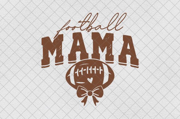 Football Mama Coquette PNG Fall Season