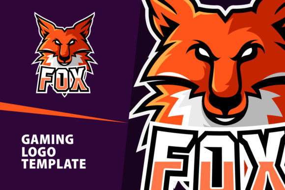 Fox Mascot Gaming Logo Design
