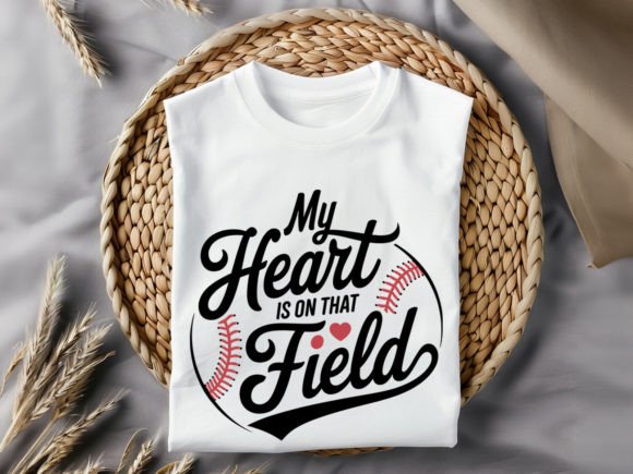 My Heart is OnThat Field T-Shirt Design