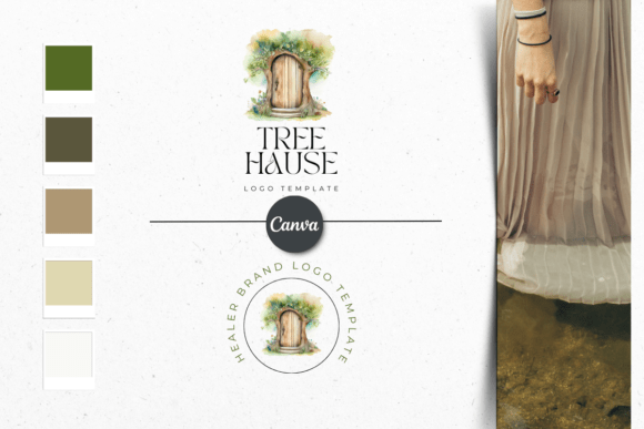 Natural Logo Template & Beauty Logo for Your Brand