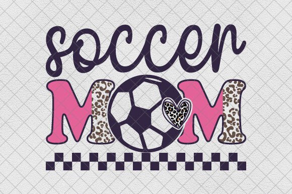 Sport Mama Distressed Soccer Mom PNG